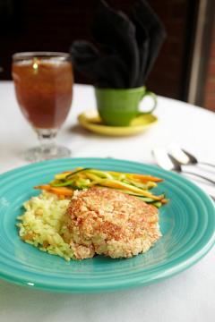 Close up of delicious looking food on a plate